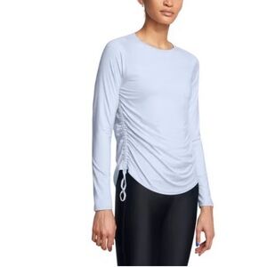 Under Armour Motion Longline Long Sleeves women’s Ruched Top Sz Large NWT